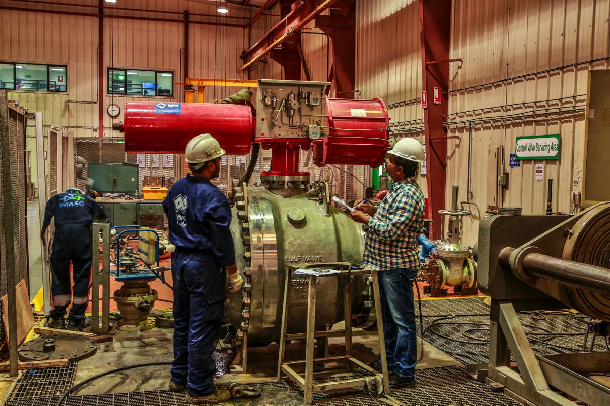 Valves in the WIASC workshop