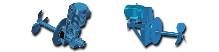 Side entry tank mixers